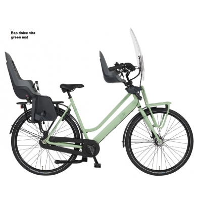 BSP Dolce Vita moederfiets 3/ 7 speed zacht groen BSP Dolce Vita moederfiets 3/ 7 speed zacht groen